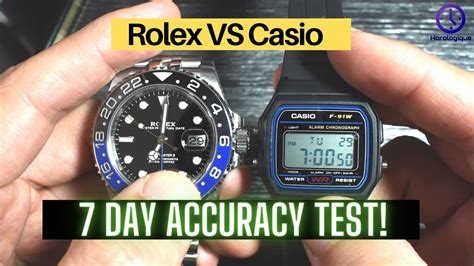 is casio more accurate than rolex|Watch Accuracy: Rolex vs. Casio .